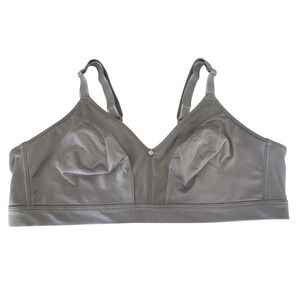 Breezies Comfort Full Coverage Bra Gray 44B Underwire Support
